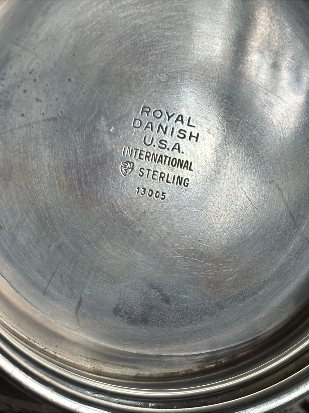 4 Piece International Silver Royal Danish International Sterling Silver Tea Set